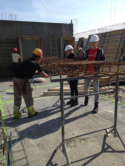 Praktikum auf der Baustelle